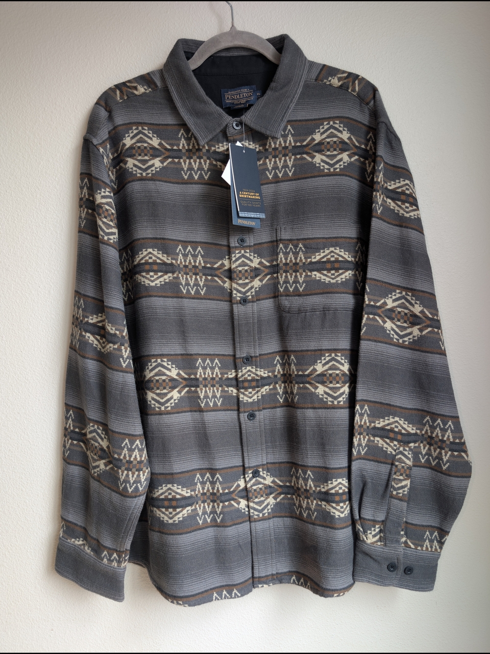 NWT Pendleton doublesoft beacon rock marshall shirt size XL
